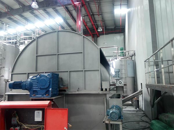 Precoat discharge rotary vacuum drum filter ドラムフィルター